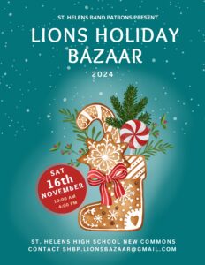 St Helens Lions Bazaar Flyer