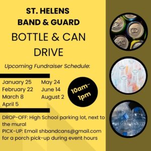 St. Helens Band Can Drive